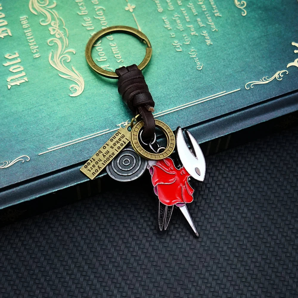 Hornet Hollow Knight keychain with Needle weapon