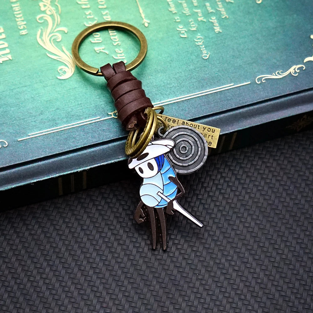 Quirrel keychain from Hollow Knight