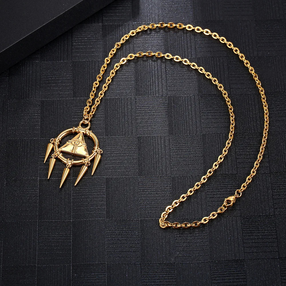 Yu-Gi-Oh Bakura's Millennium Wisdom Wheel Necklace