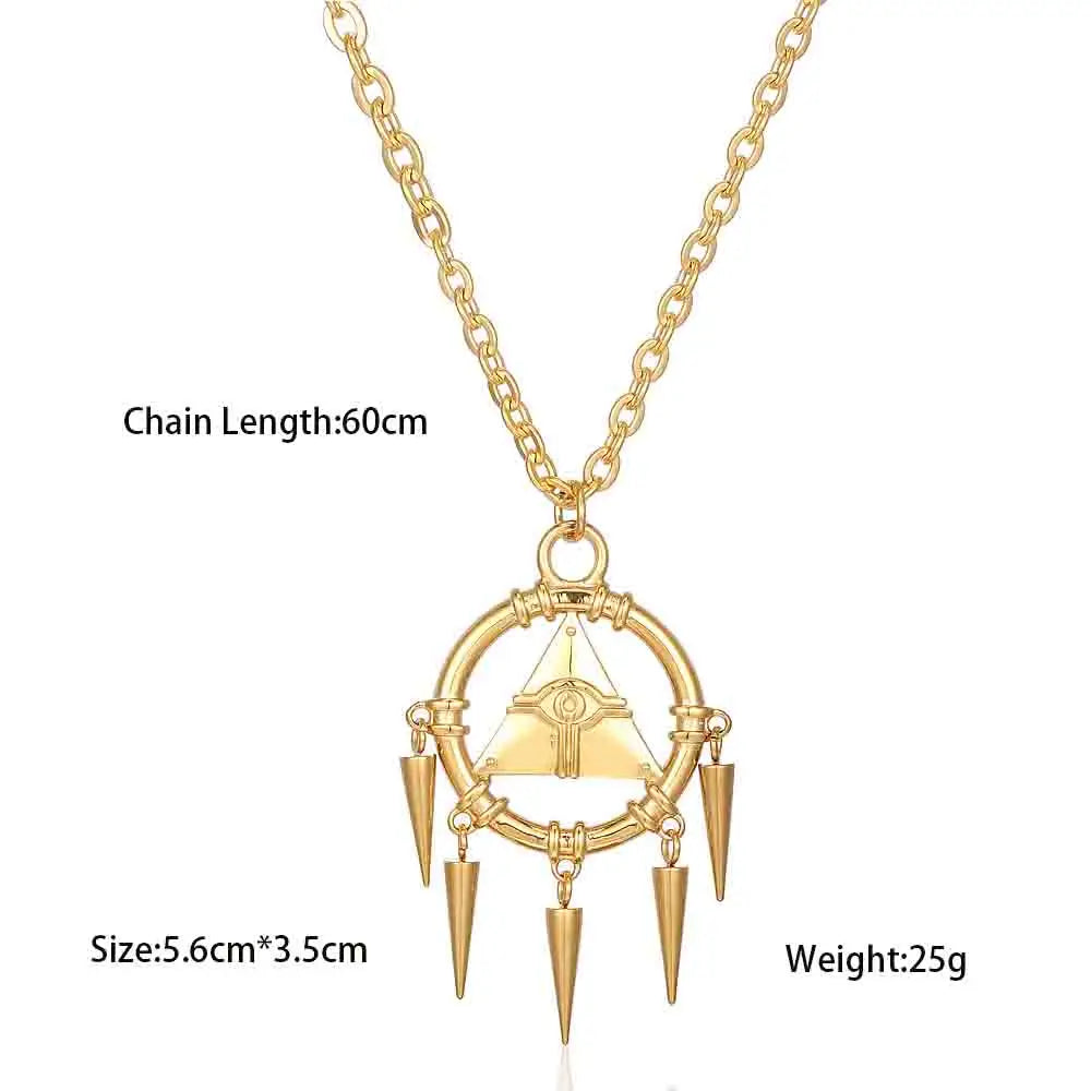 Yu-Gi-Oh Bakura's Millennium Wisdom Wheel Necklace
