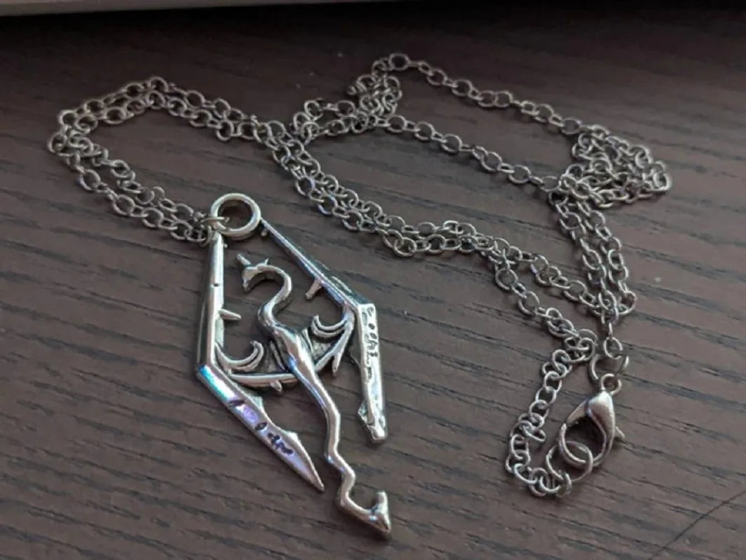 Skyrim Logo Necklace
