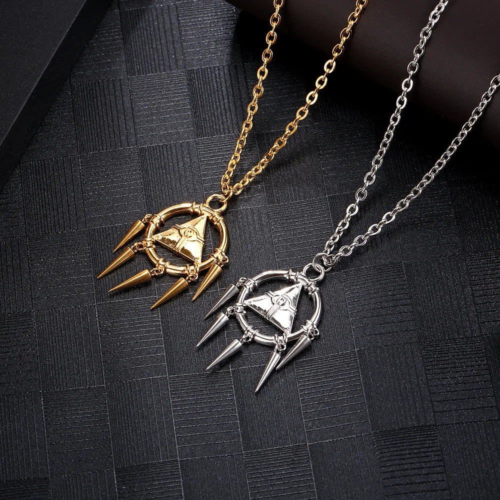 Yu-Gi-Oh Bakura's Millennium Wisdom Wheel Necklace