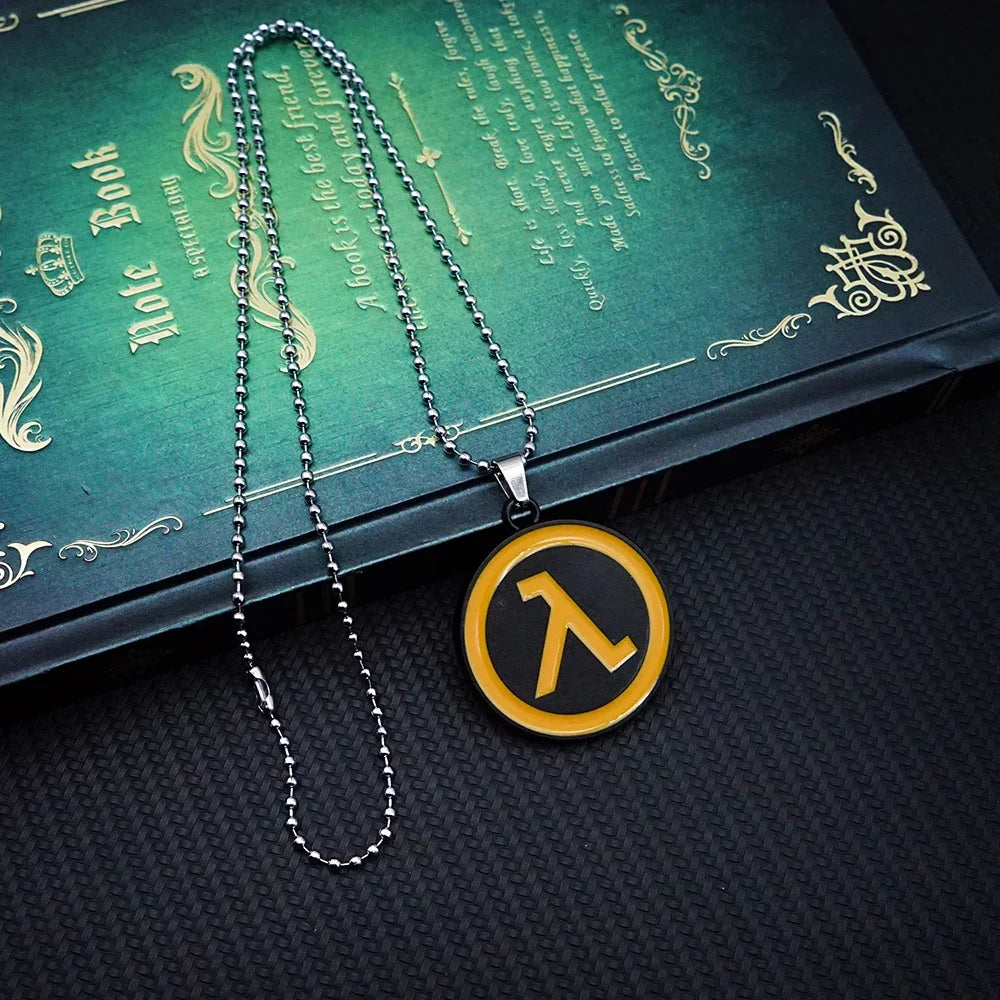 Half-Life Lambda Crowbar Necklace & Keychain