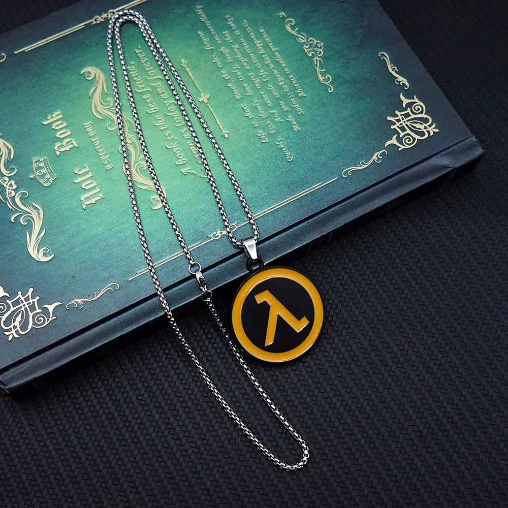 Half-Life Lambda Crowbar Necklace & Keychain