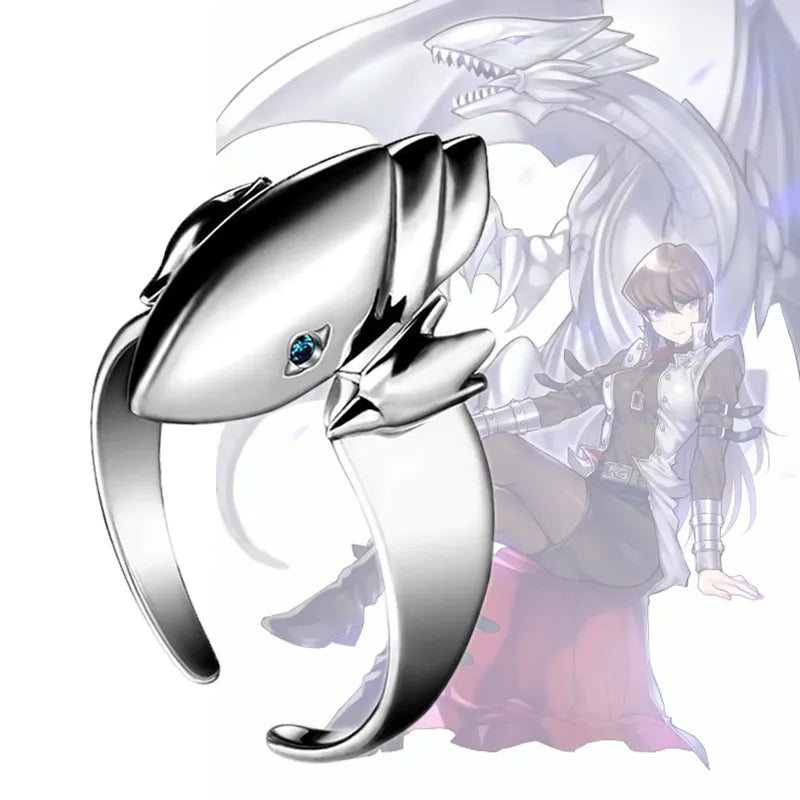 Yu-Gi-Oh! Seto Kaiba's Blue Eyed White Dragon Ring