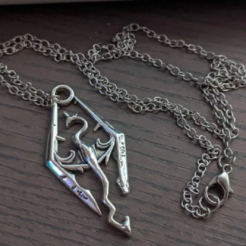 Skyrim Logo Necklace