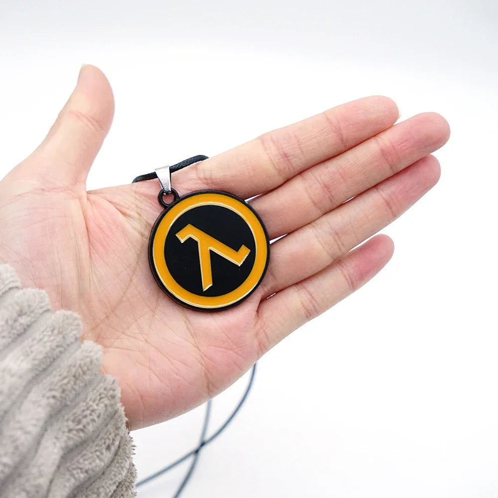 Half-Life Lambda Crowbar Necklace & Keychain