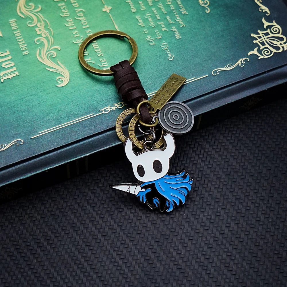 Quirrel keychain from Hollow Knight