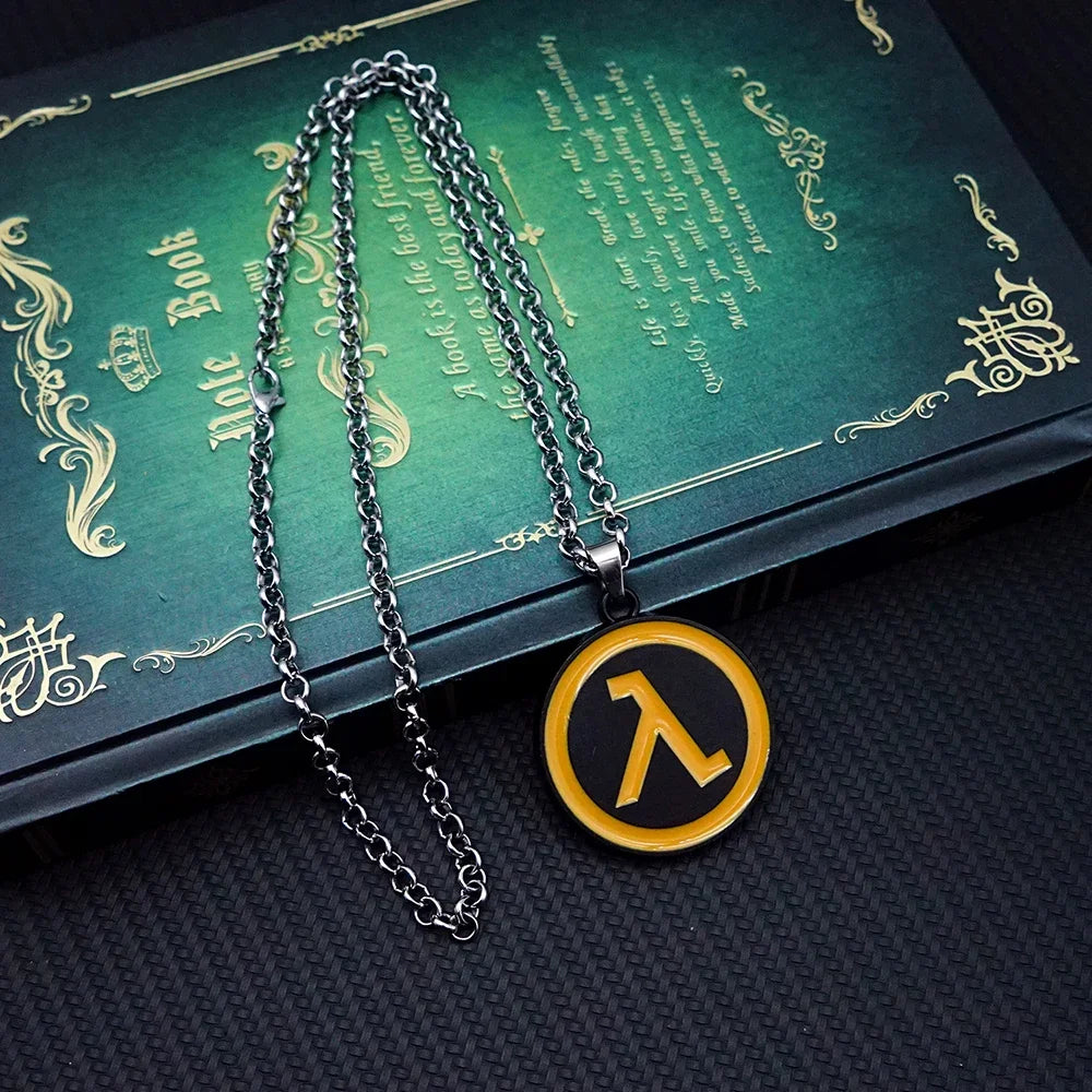 Half-Life Lambda Crowbar Necklace & Keychain