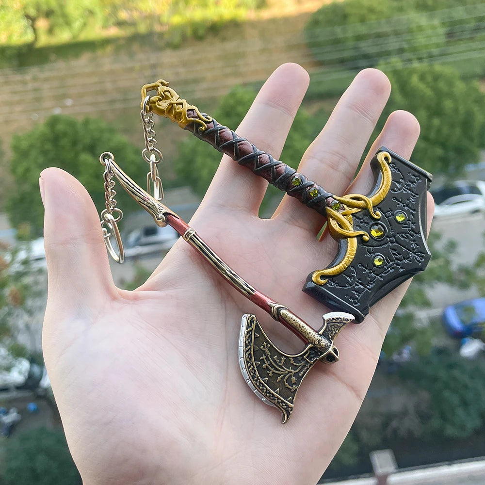 God of War Thor's Mjolnir Keychain