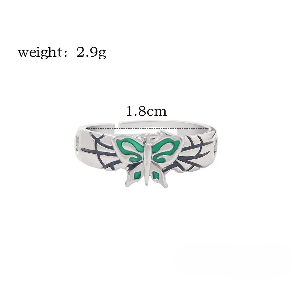 JoJo's Bizarre Adventure Jolyne Cujoh Butterfly Ring