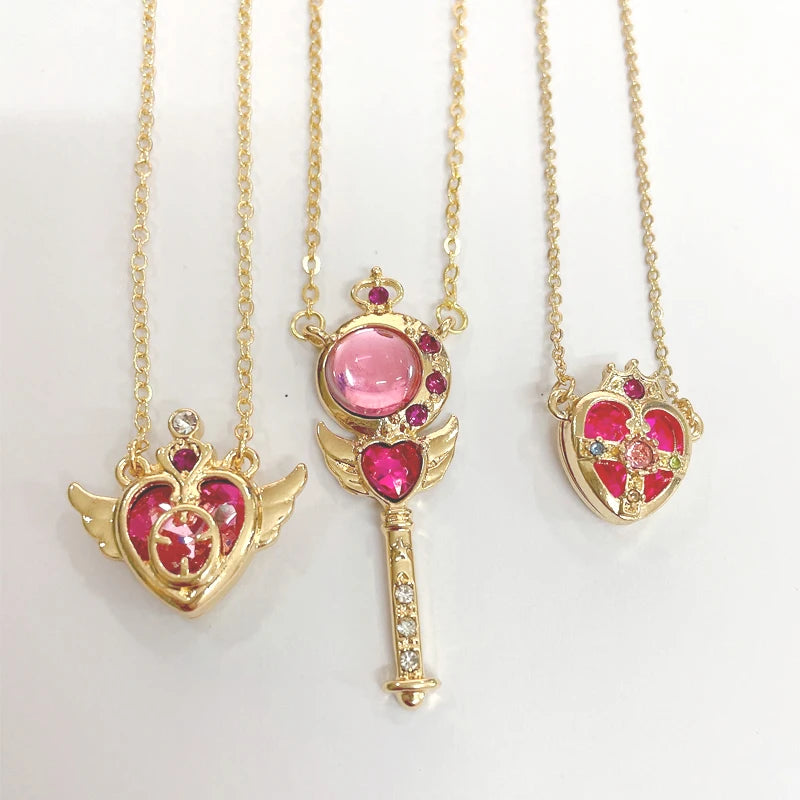 Sailor Moon Cutie Moon Wand Necklace