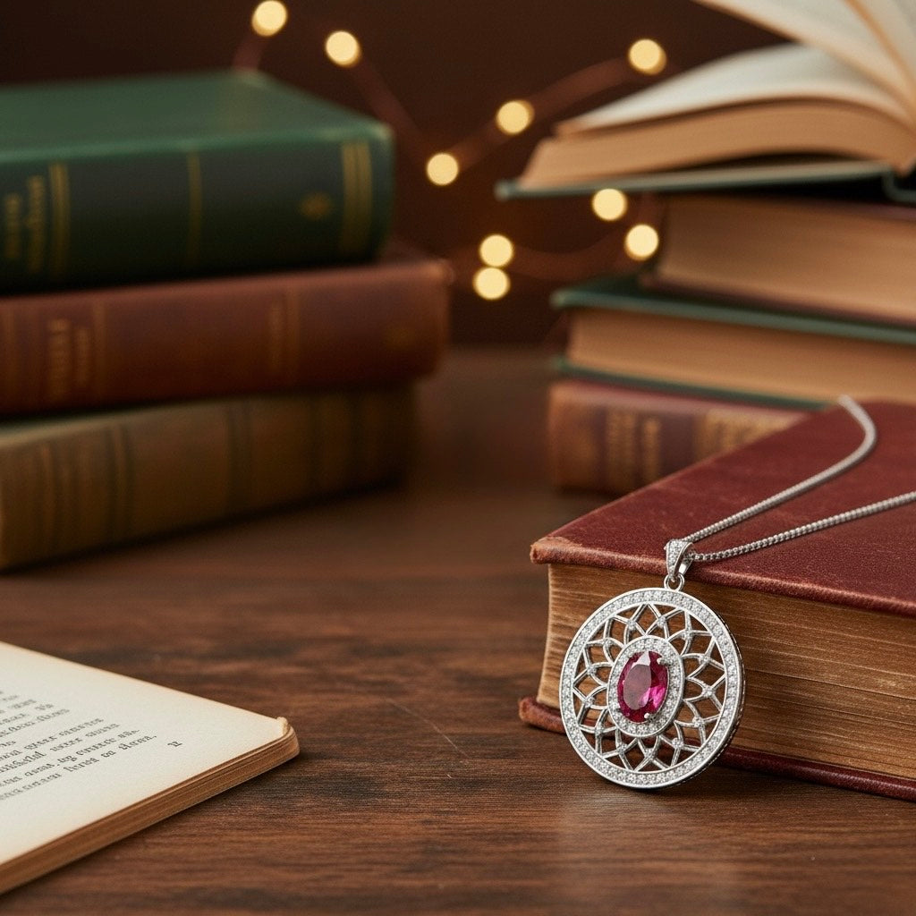 Replica of the SCP-963 Immortality Amulet necklace worn by Dr. Jack Bright in the SCP Foundation lore.