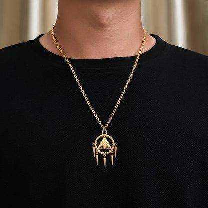 Yu-Gi-Oh Bakura's Millennium Wisdom Wheel Necklace