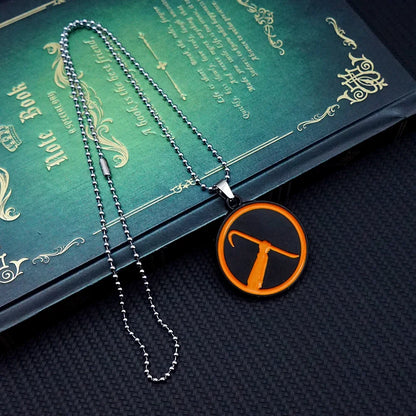 Half-Life Lambda Crowbar Necklace & Keychain