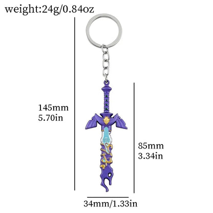 The Legend of Zelda Blade of Evil's Bane Keychain / Necklace