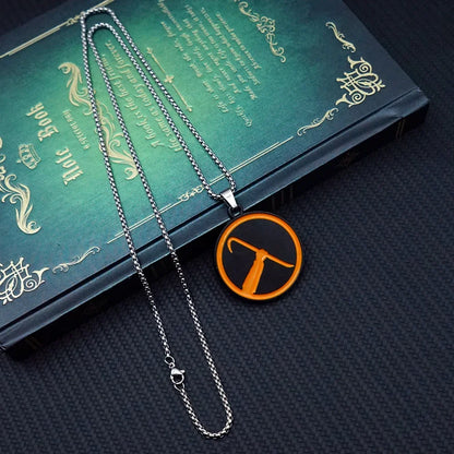 Half-Life Lambda Crowbar Necklace & Keychain