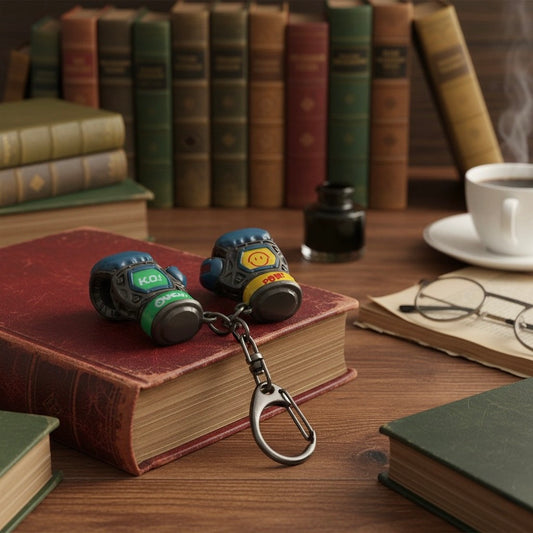Detailed Apex Legends Pathfinder Heirloom keychain collectible inspired by the popular battle royale game