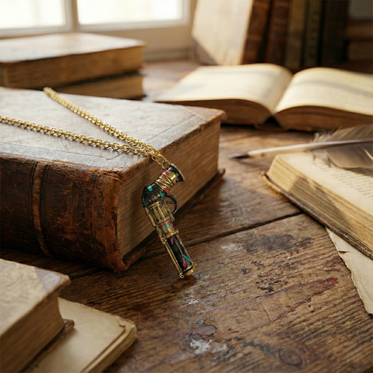 Jinx Gun Necklace & Keychain