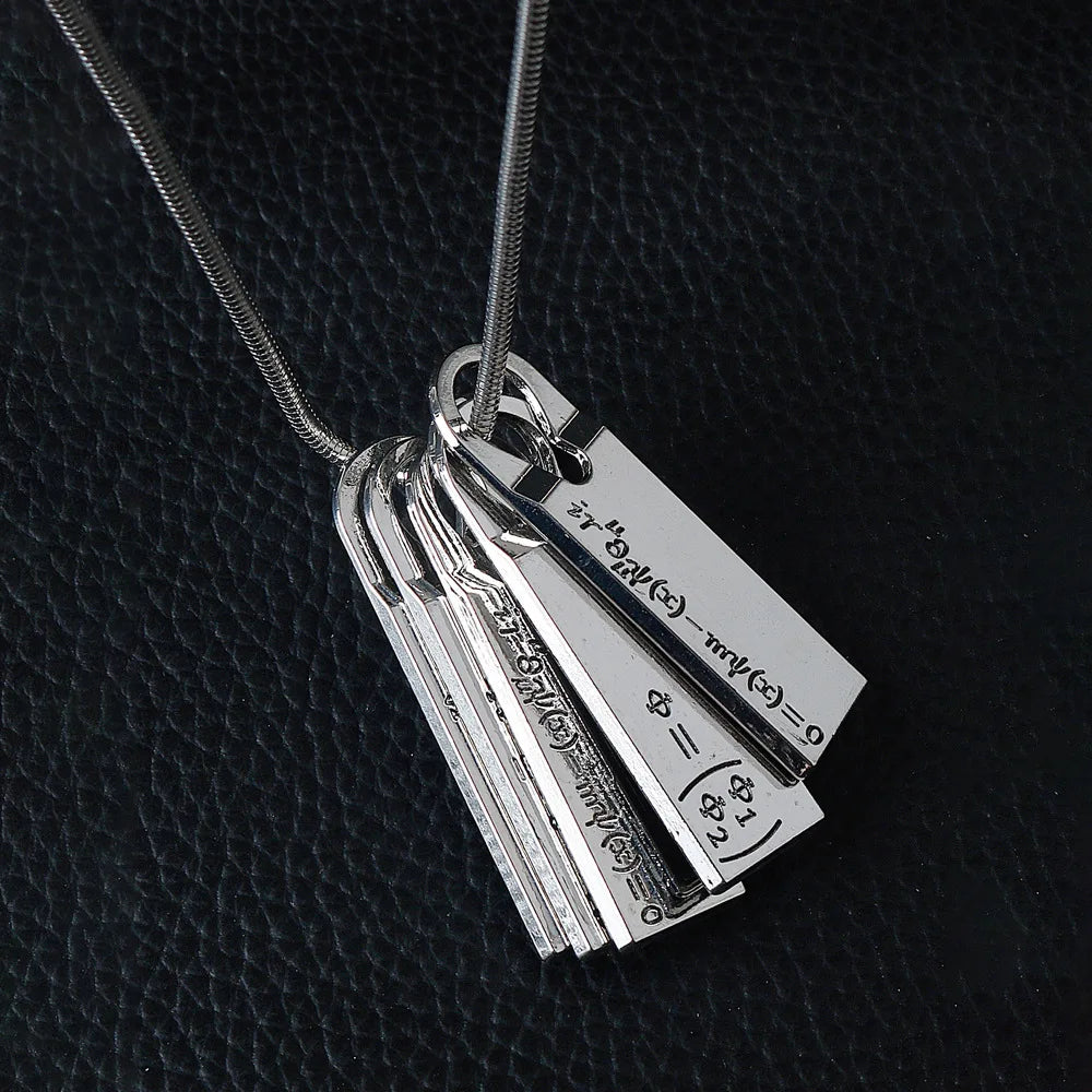 Death Stranding Q-pid pendant necklace inspired by Sam Porter Bridges sci-fi equation 
