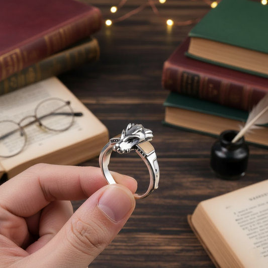 Digimon Garurumon & Angewomon Rings