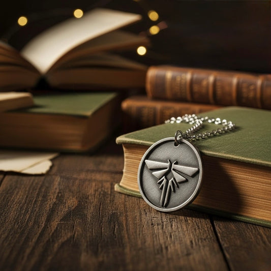 The Last of Us Firefly necklace inspired by the Firefly symbol from the video game