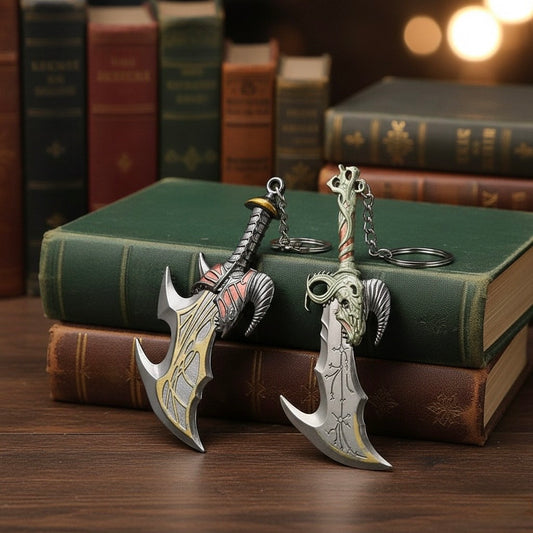 God of War Blades of Exile keychain inspired by Kratos’ iconic weapons from the video game