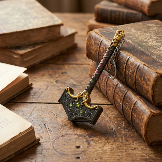 God of War Thor's Mjolnir Keychain