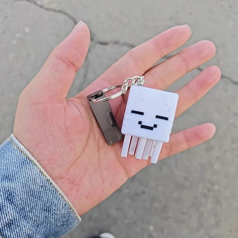 Minecraft Happy Ghast Keychain