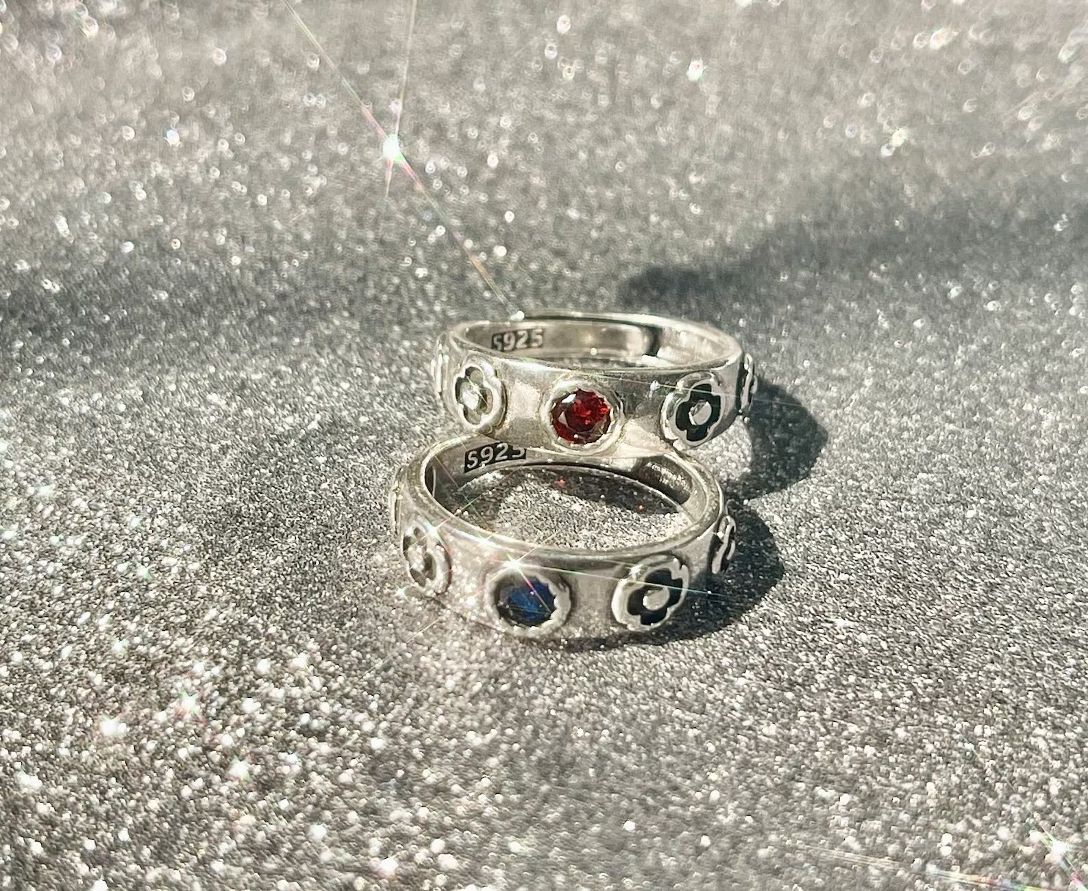 silver anime rings from howls moving castle