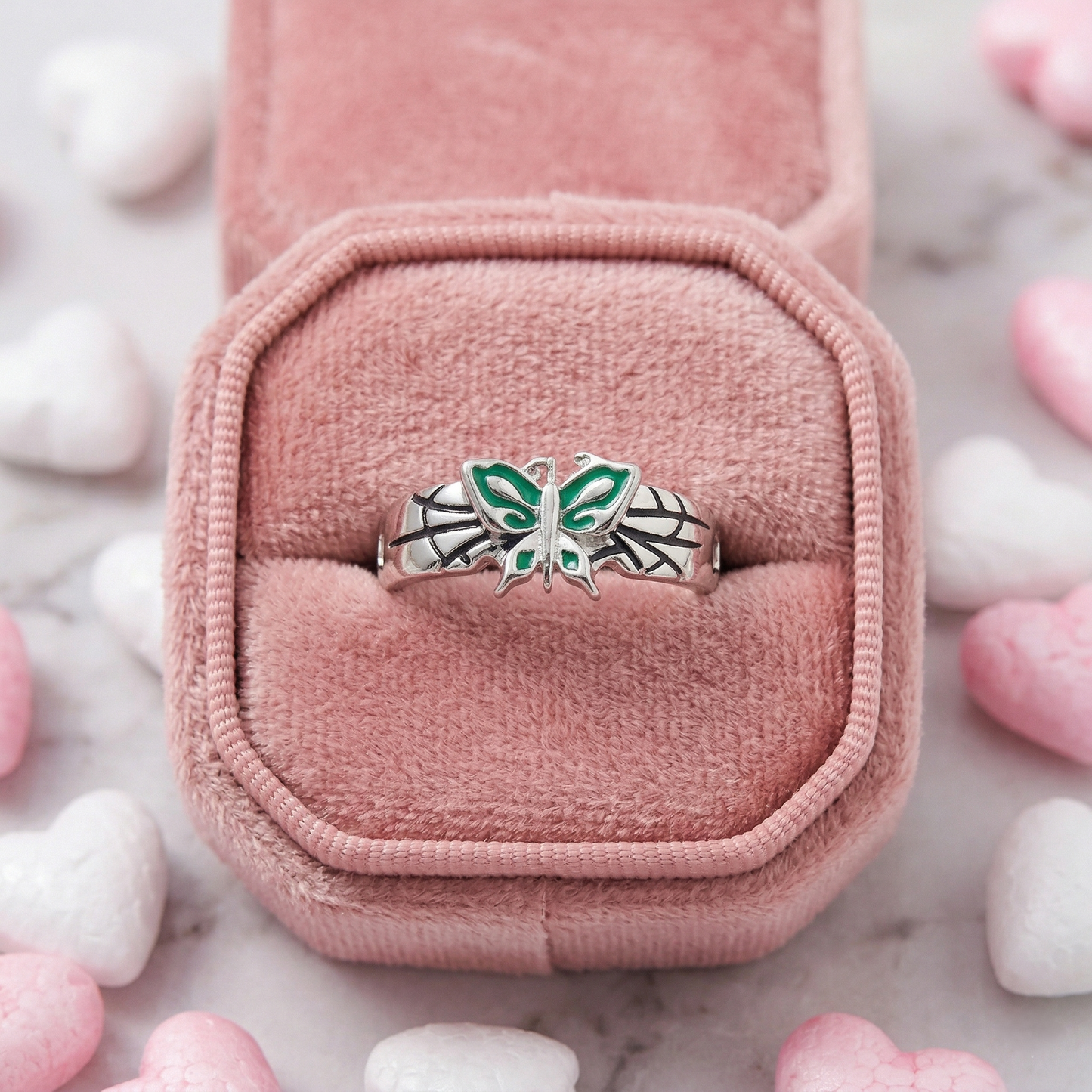 JoJo's Bizarre Adventure Jolyne Cujoh Butterfly Ring