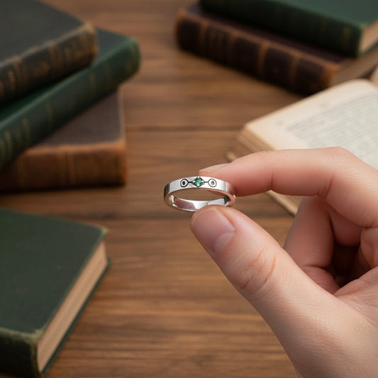 Inumaki Seal Ring from Jujutsu Kaisen, detailed anime jewelry inspired by the character’s cursed speech