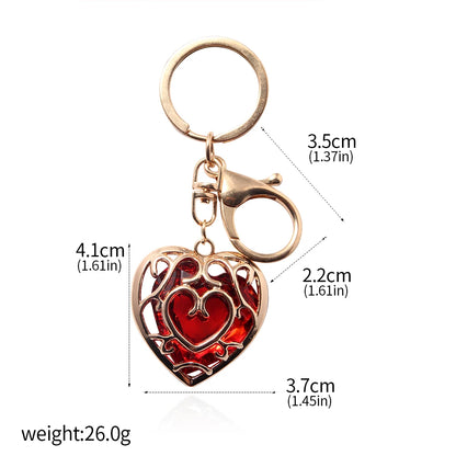 Zelda Red & Blue Heart Necklace