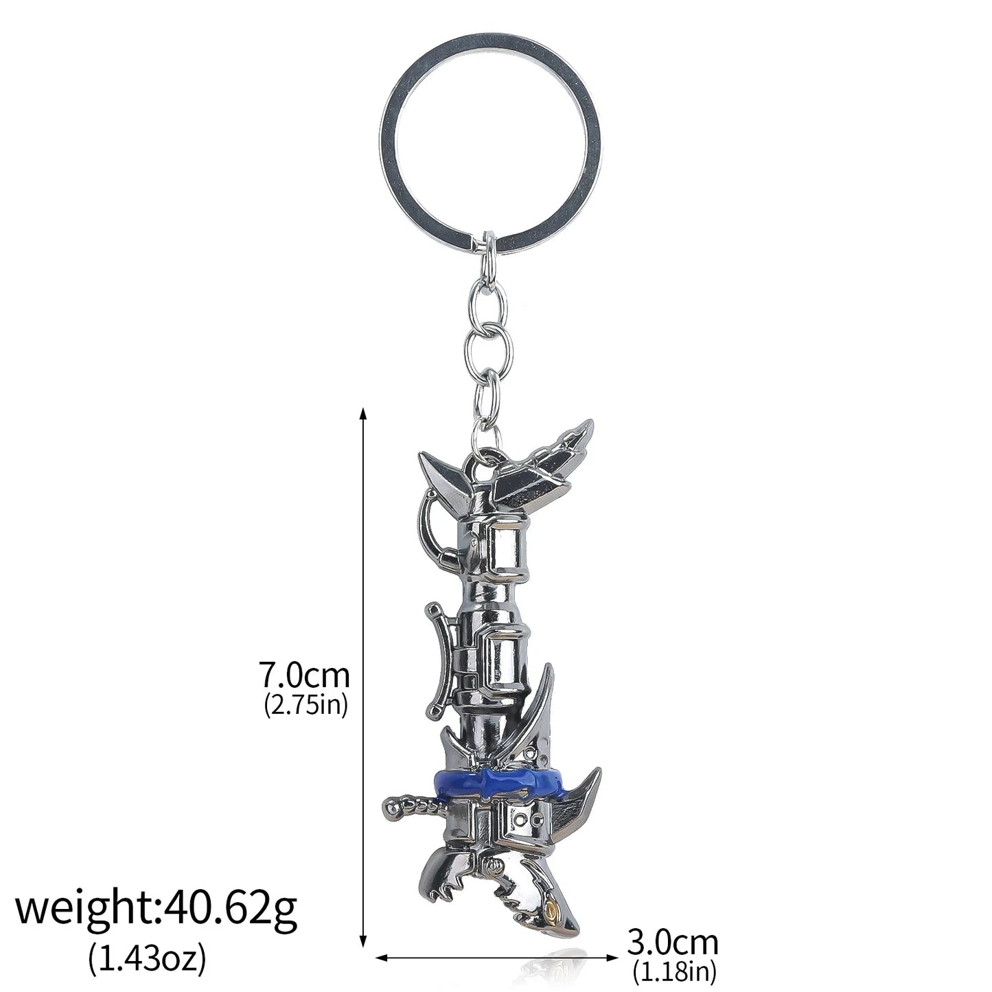 Jinx's Fishbones Necklace & Keychain