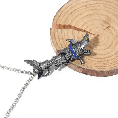 Jinx's Fishbones Necklace & Keychain