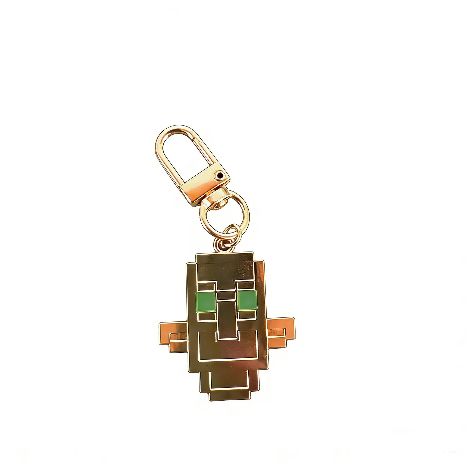 totem of undying keychain on a white background from minecraft