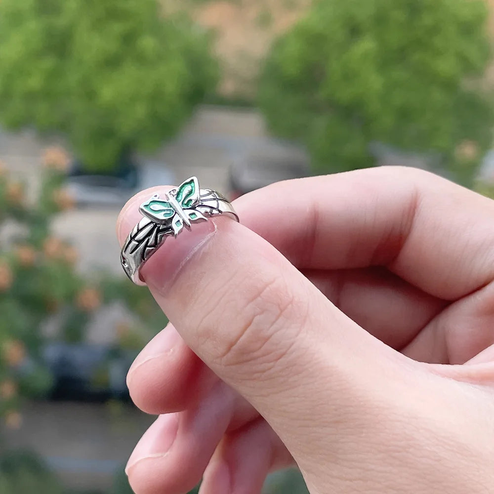 JoJo's Bizarre Adventure Jolyne Cujoh Butterfly Ring