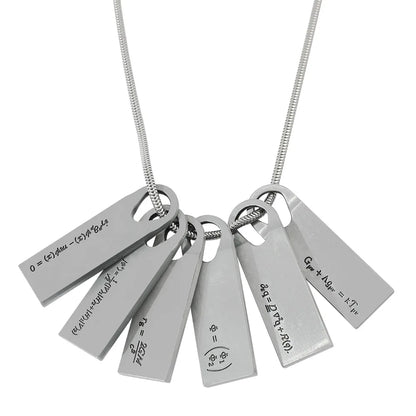 Death Stranding inspired q-pid equation necklace sci-fi gaming pendant jewelry