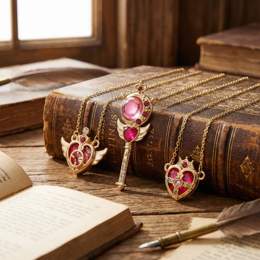 Sailor Moon Cutie Moon Wand Necklace