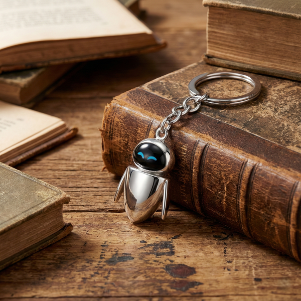 Wall-E Eve Keychain