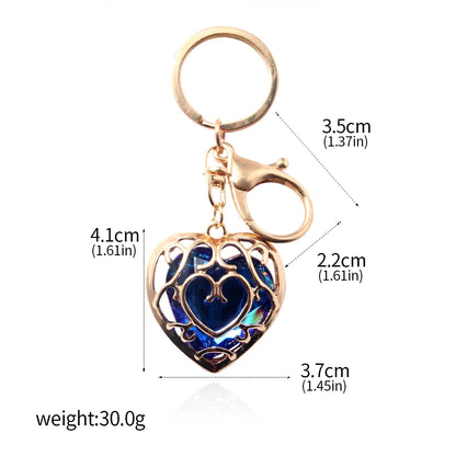 Zelda Red & Blue Heart Necklace