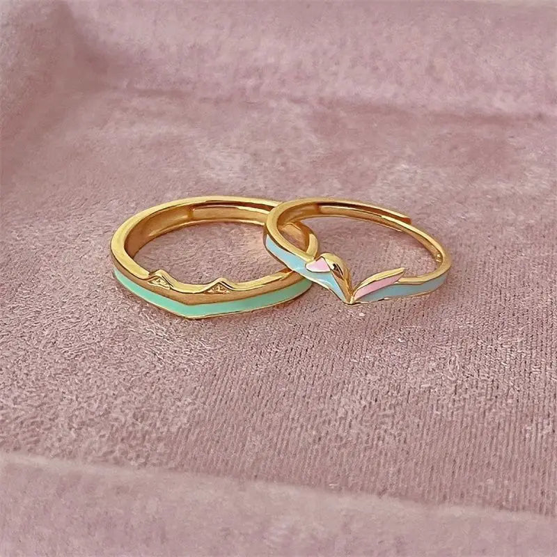 Zootopia Nick & Judy Couple Rings